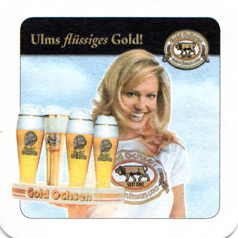 ulm ul-bw gold ochsen schwäb 1-3a (quad185-tablett mit 4 bier)